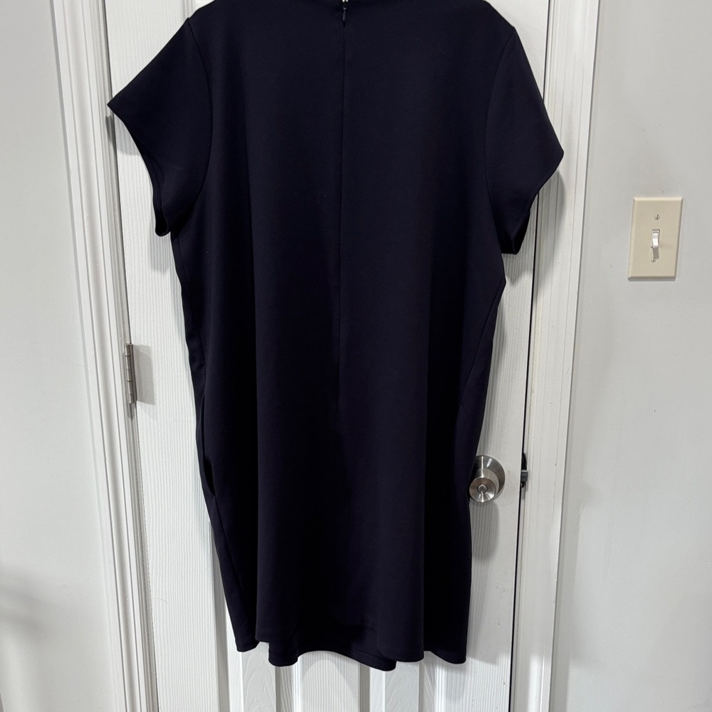 Lands' End Elegant Black Midi Dress - Picture 6 of 15